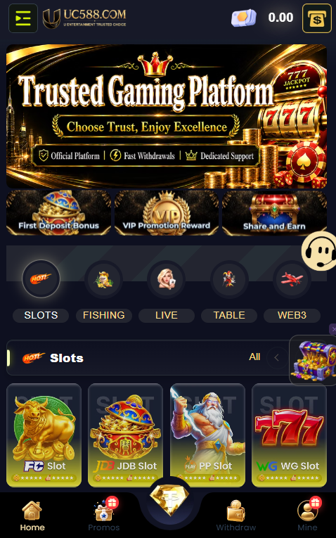 UC588 Game homepage